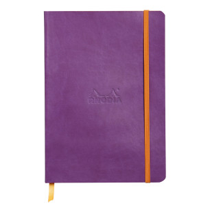 Rhodia Softcover Notebook - A5 - Purple - Dotted